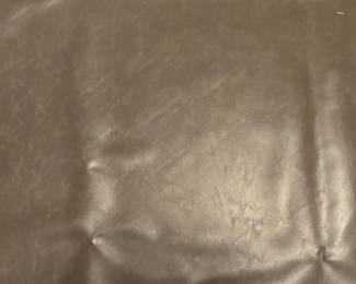 Designer Bronze/Gray Faux Leather Fabric (3.08 Yards) 