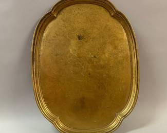 Brass Oval Table Top Tray 