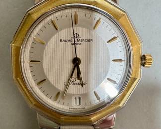 Baume & Mercier Two-Tone Riviera Stainless Steel Swiss Watch 
