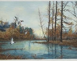 Michael Schofield (American, B. 1947) , Morning Flight 