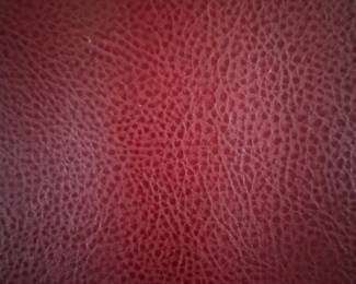 Designer Cherry Red Leather Fabric (2.9 Yards) 