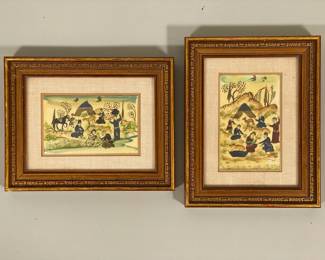 Pair Of Miniature Persian Paintings 