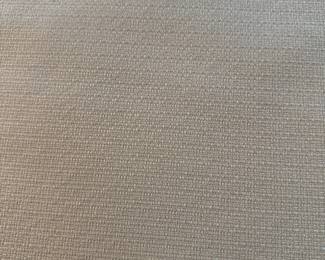 Designer Ivory Textured Wool Backed Fabric (3.3 Yards) 