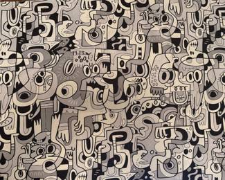 Designer Kirkby Design In Collaboration With Jantungen Man "Frooty Tooty" Fabric (1.17 Yards) 