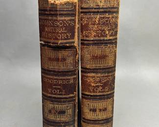 SG Goodrich, Johnsons Natural History Volumes I & II, The Animal Kingdom Illustrated, 1874 