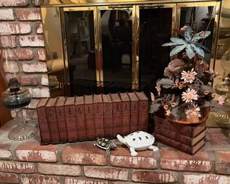 Charles Dickens book set, turtles