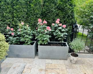 Large outdoor planters - plants not included