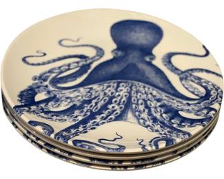 Large selection of brand new melamine tabletop items by Caskata and Williams Sonoma.