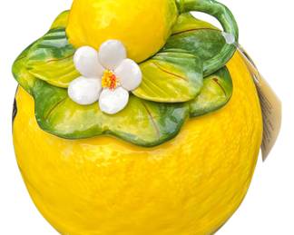 Lemon majolica style displays, Made in Italy