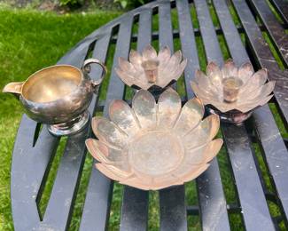 Reed and Barton silverplated display pieces