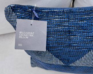 Large selection of Restoration Hardware Outdoor/Indoor decorative pillow covers - all brand new (most with tags). Retail $180-$320 each cover. Deeply discounted.