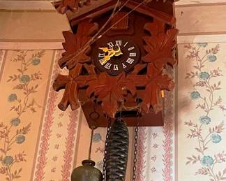 Two Cuckoo clocks