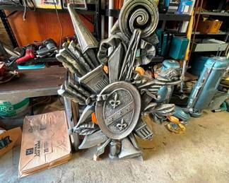 cast metal wall art!