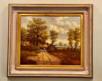 British school oil on canvas