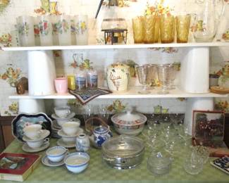 Assorted Vintage Glassware