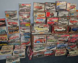 Very Large Vintage Car Model Collection All in the Garage