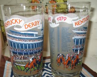 Kentucky Derby 1979 Glasses
