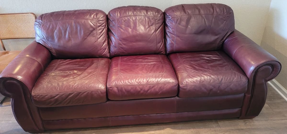 Lazy Boy leather couch