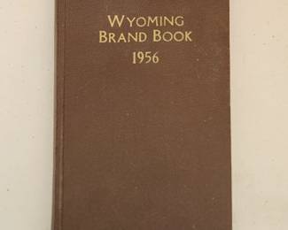 Very hard to find 1956 Wyoming brand book in  very good condition.