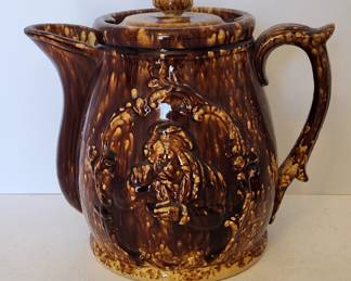 Early Bennington Pottery ale jug