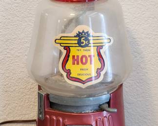 Hot peanut vending machine