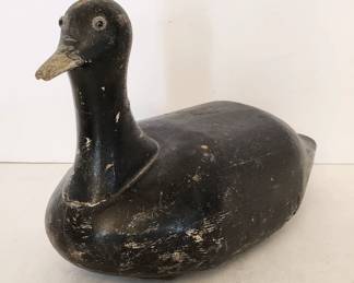 Primitive duck decoy signed JC Yost