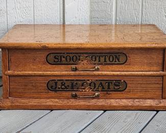 JP Coats spool cabinet
