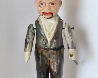 Charlie McCarthy celluloid windup toy
