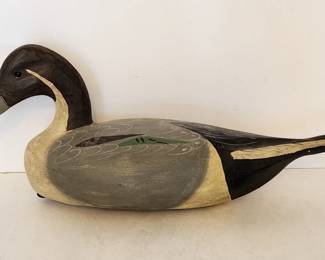 Hand carved Jimmy Bowden duck decoy