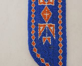 Sioux beaded knife sheath