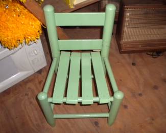Childs wooden chair