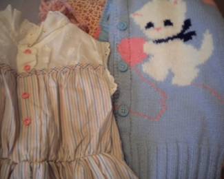 4T and other girl's vintage wear