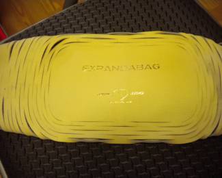 Expandabag leather vintage handbag