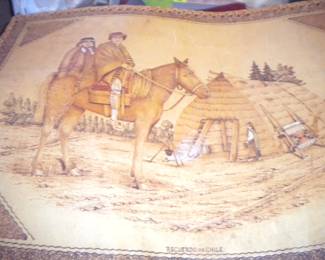 Vintage textured scene 