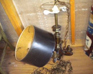 MCM hanging lamp with shade