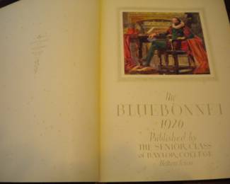 1926 Bluebonnet yearbook
