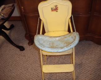 Vintage playtime highchair 
