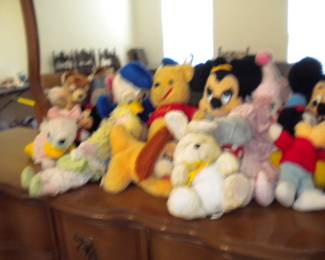 Vintage and other stuffed toys