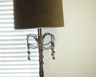 MCM lamp with olive drab shade