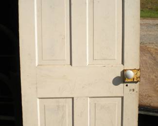 Old wooden door