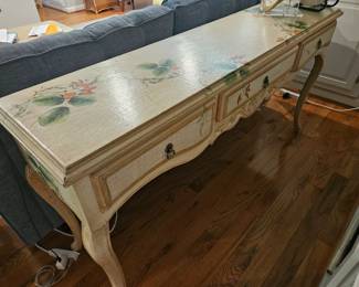 Painted Sofa Table 16 deep x 63 long x 32 tall
