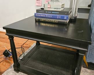 Painted Black Side Table
