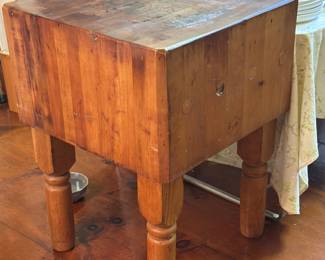 Fabulous Butcher Block from Perrys Market- North Plymouth