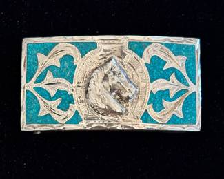 Silver buckle