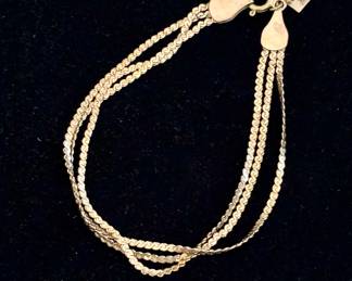 14k gold filled vintage bracelet