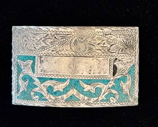 Silver buckle