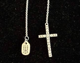 James Avery 925 Silver Cross necklace