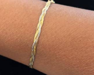14k gold bracelet