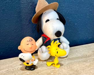 Snoopy, Charlie Brown & Woodstock