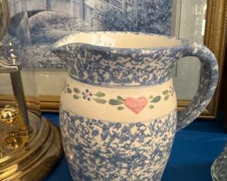 Handpainted Pitcher